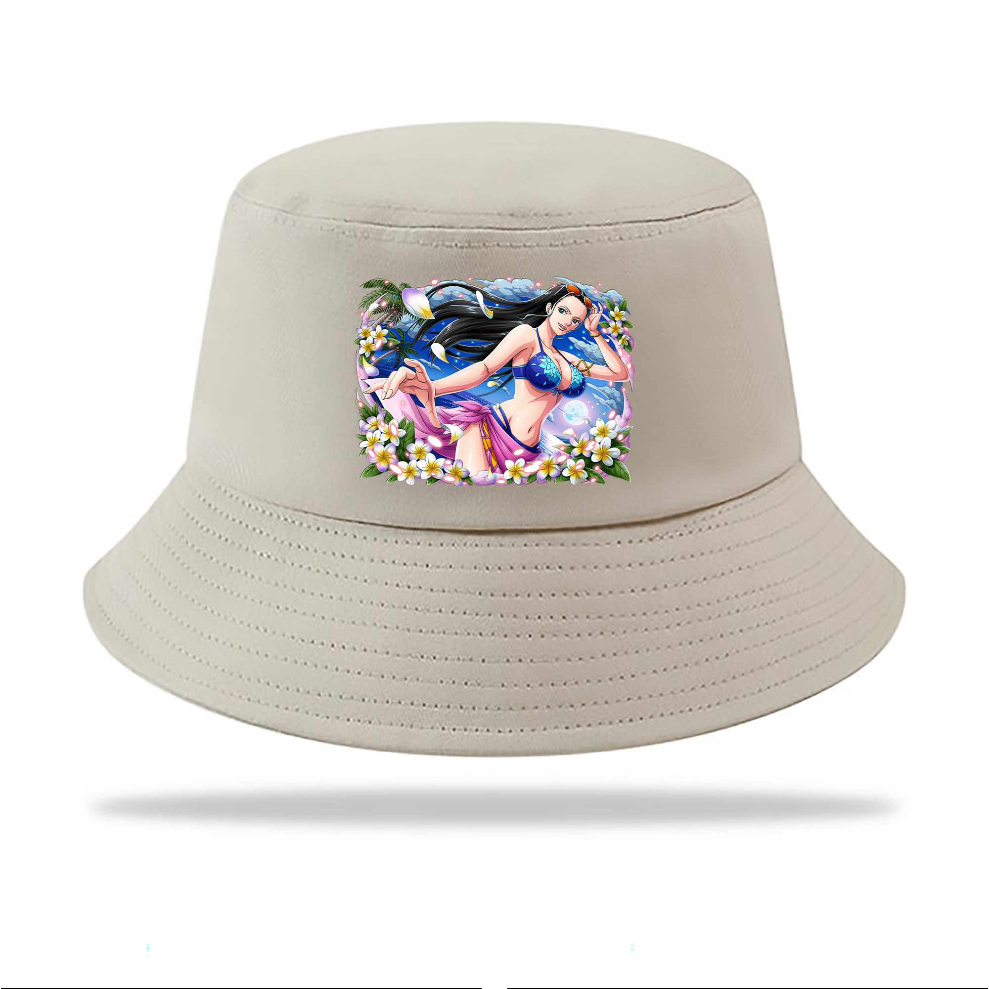 （画像用） ワンピース ニコ・ロビン ONE PIECE Nico Robin アウトドア日除けバケットハット